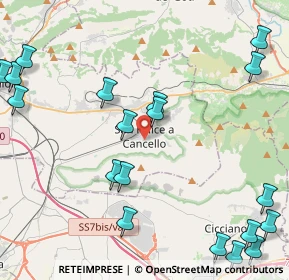 Mappa Via Vincenzo Monti, 81027 San Felice a Cancello CE, Italia (6.375)