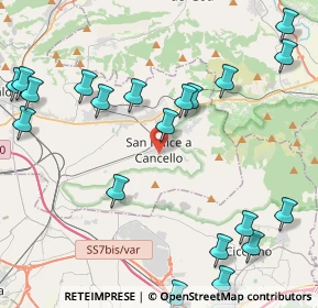 Mappa Via Vincenzo Monti, 81027 San Felice a Cancello CE, Italia (5.8145)