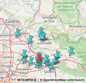 Mappa Via Roma, 81027 San Felice a Cancello CE, Italia (8.6555)