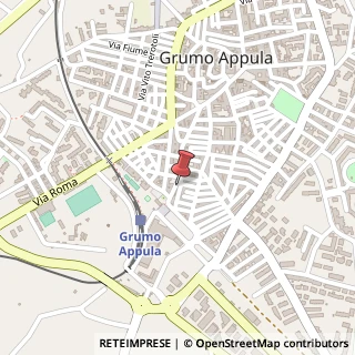 Mappa Via Monteverde, 5, 70025 Grumo Appula, Bari (Puglia)