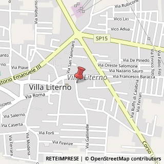 Mappa Via Gallinelle, 151, 81039 Villa Literno, Caserta (Campania)