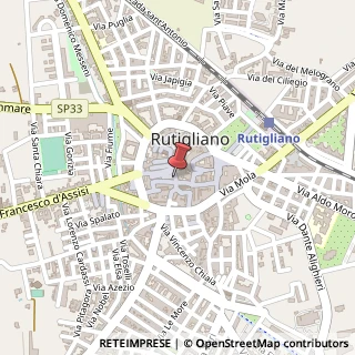 Mappa Via Michele Troiano, 8, 70018 Rutigliano, Bari (Puglia)