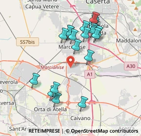 Mappa Via Ford, 81025 Marcianise CE, Italia (4.027)
