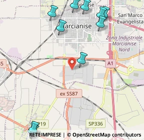 Mappa Via Ford, 81025 Marcianise CE, Italia (3.35615)