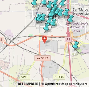 Mappa Via Ford, 81025 Marcianise CE, Italia (2.5425)