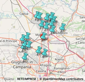 Mappa Via Ford, 80023 Caivano NA, Italia (6.80316)