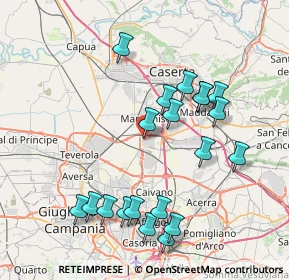 Mappa Via Ford, 80023 Caivano NA, Italia (8.718)