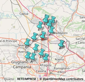 Mappa Via Ford, 80023 Caivano NA, Italia (6.27625)