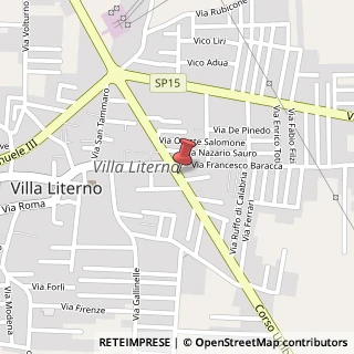 Mappa Corso Umberto I, 122, 81039 Villa Literno CE, Italia, 81039 Villa Literno, Caserta (Campania)