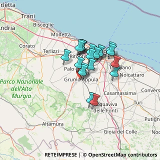 Mappa Via Roma, 70025 Grumo Appula BA, Italia (10.4605)