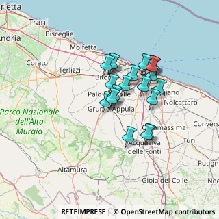Mappa Via Roma, 70025 Grumo Appula BA, Italia (11.5215)