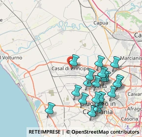 Mappa 81033 Casal di principe CE, Italia (9.2595)
