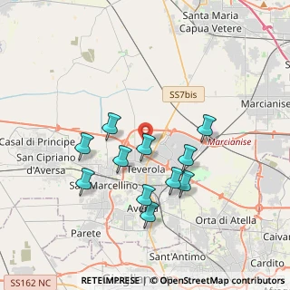 Mappa Strada Vicinale Piro, 81030 Casaluce CE, Italia (3.62091)