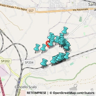 Mappa Via Fiume, 81028 Santa Maria A Vico CE, Italia (0.73448)