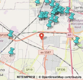 Mappa Centro polo orafo artigianale Oromare, 81025 Marcianise CE, Italia (2.788)