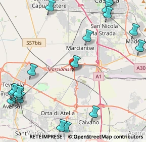 Mappa Centro polo orafo artigianale Oromare, 81025 Marcianise CE, Italia (6.8005)