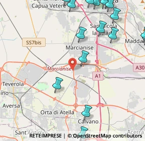 Mappa Centro polo orafo artigianale Oromare, 81025 Marcianise CE, Italia (6.7645)