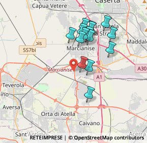 Mappa Centro polo orafo artigianale Oromare, 81025 Marcianise CE, Italia (3.57133)