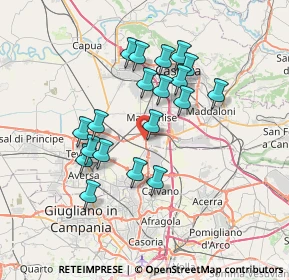 Mappa Centro polo orafo artigianale Oromare, 81025 Marcianise CE, Italia (6.75737)
