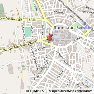 Mappa Via San Francesco D'Assisi, 36, 70018 Rutigliano, Bari (Puglia)