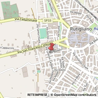 Mappa Via Lorenzo Cardassi, 28, 70018 Rutigliano, Bari (Puglia)