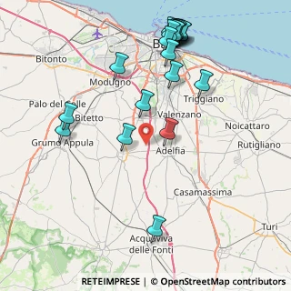 Mappa Strada provinciale per Modugno km. 0, 70020 Bitritto BA, Italia (10.2735)