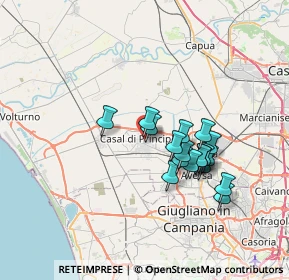 Mappa 81036 Casal di Principe CE, Italia (6.22333)