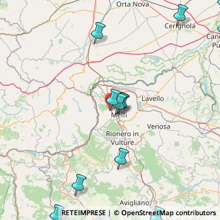 Mappa Via Arcobaleno, 85025 Melfi PZ, Italia (29.39733)