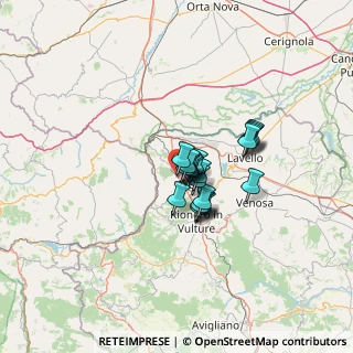 Mappa Via Arcobaleno, 85025 Melfi PZ, Italia (8.083)