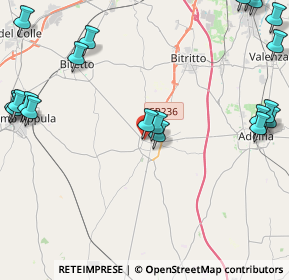 Mappa Via Armando Diaz, 70028 Sannicandro di Bari BA, Italia (6.5925)