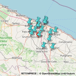 Mappa Via Generale Carlo Alberto dalla Chiesa, 70028 Sannicandro di Bari BA, Italia (10.94118)