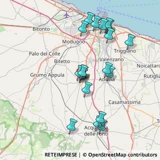 Mappa Via Generale Carlo Alberto dalla Chiesa, 70028 Sannicandro di Bari BA, Italia (8.084)