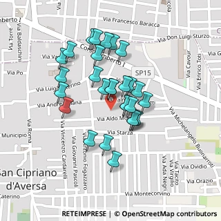 Mappa Via Palmiro Togliatti, 81036 San Cipriano d'Aversa CE, Italia (0.2)