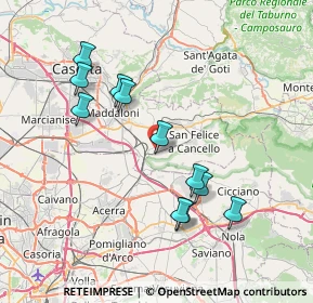 Mappa Via Papi, 81027 Maddaloni CE, Italia (7.81636)