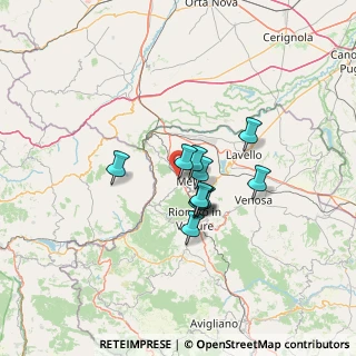 Mappa Via E. Forlanini, 85025 Melfi PZ, Italia (9.37636)