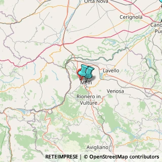 Mappa Via E. Forlanini, 85025 Melfi PZ, Italia (44.68231)
