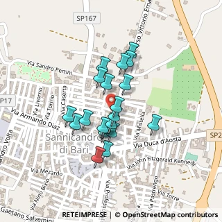 Mappa Corso Vittorio Emanuele III, 70028 Sannicandro di Bari BA, Italia (0.178)
