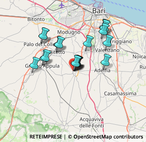 Mappa Via Gramsci, 70028 Sannicandro di Bari BA, Italia (5.91722)