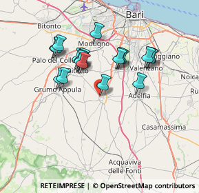 Mappa Via Gramsci, 70028 Sannicandro di Bari BA, Italia (6.7785)