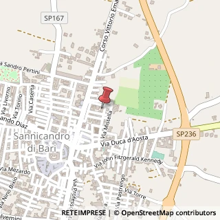 Mappa Via Leonardo Clarizio, 35, 70028 Sannicandro di Bari, Bari (Puglia)