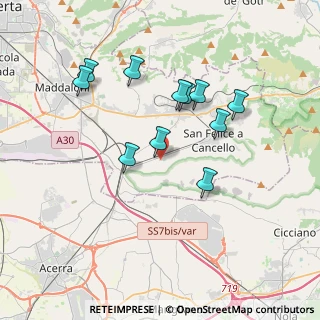 Mappa Via Pitagora, 81027 San Felice a Cancello CE, Italia (3.61727)