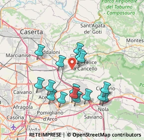 Mappa Via Pitagora, 81027 San Felice a Cancello CE, Italia (7.31813)