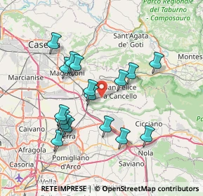 Mappa Via Pitagora, 81027 San Felice a Cancello CE, Italia (7.45941)