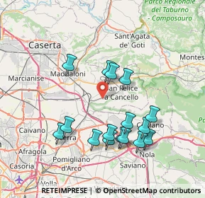 Mappa Via Pitagora, 81027 San Felice a Cancello CE, Italia (7.75813)