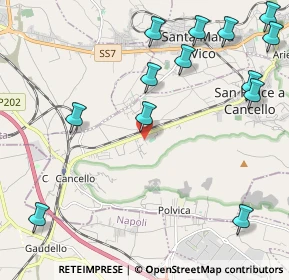 Mappa Via Pitagora, 81027 San Felice a Cancello CE, Italia (2.93385)