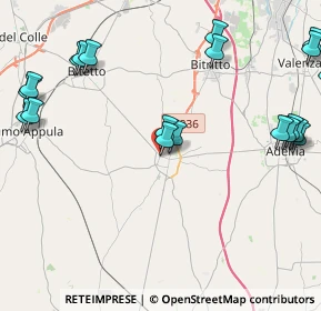 Mappa Via L. Cadorna, 70028 Sannicandro di Bari BA, Italia (5.918)
