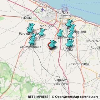 Mappa Via L. Cadorna, 70028 Sannicandro di Bari BA, Italia (6.69294)