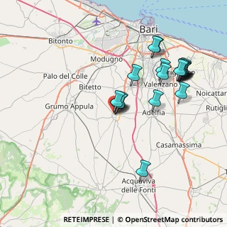 Mappa Via L. Cadorna, 70028 Sannicandro di Bari BA, Italia (8.4815)
