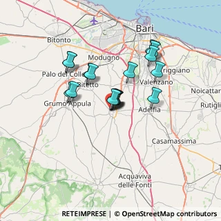 Mappa Via L. Cadorna, 70028 Sannicandro di Bari BA, Italia (5.68118)
