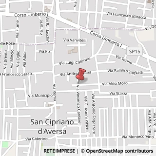Mappa Via Umberto Saba, 158, 81036 San Cipriano d'Aversa, Caserta (Campania)